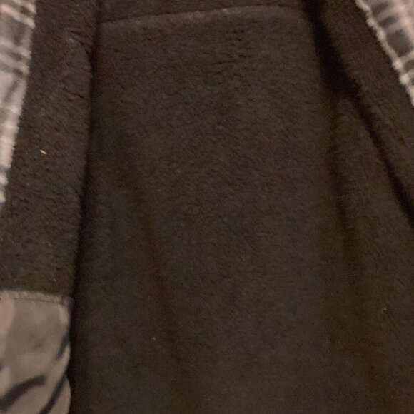 Ocean Current Light Plaid Fleece Jacket with Hood Size M - Picture 5 of 9